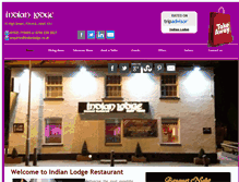 Tablet Screenshot of indianlodge.co.uk