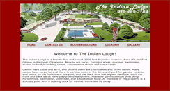 Desktop Screenshot of indianlodge.net