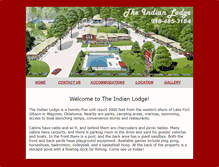 Tablet Screenshot of indianlodge.net